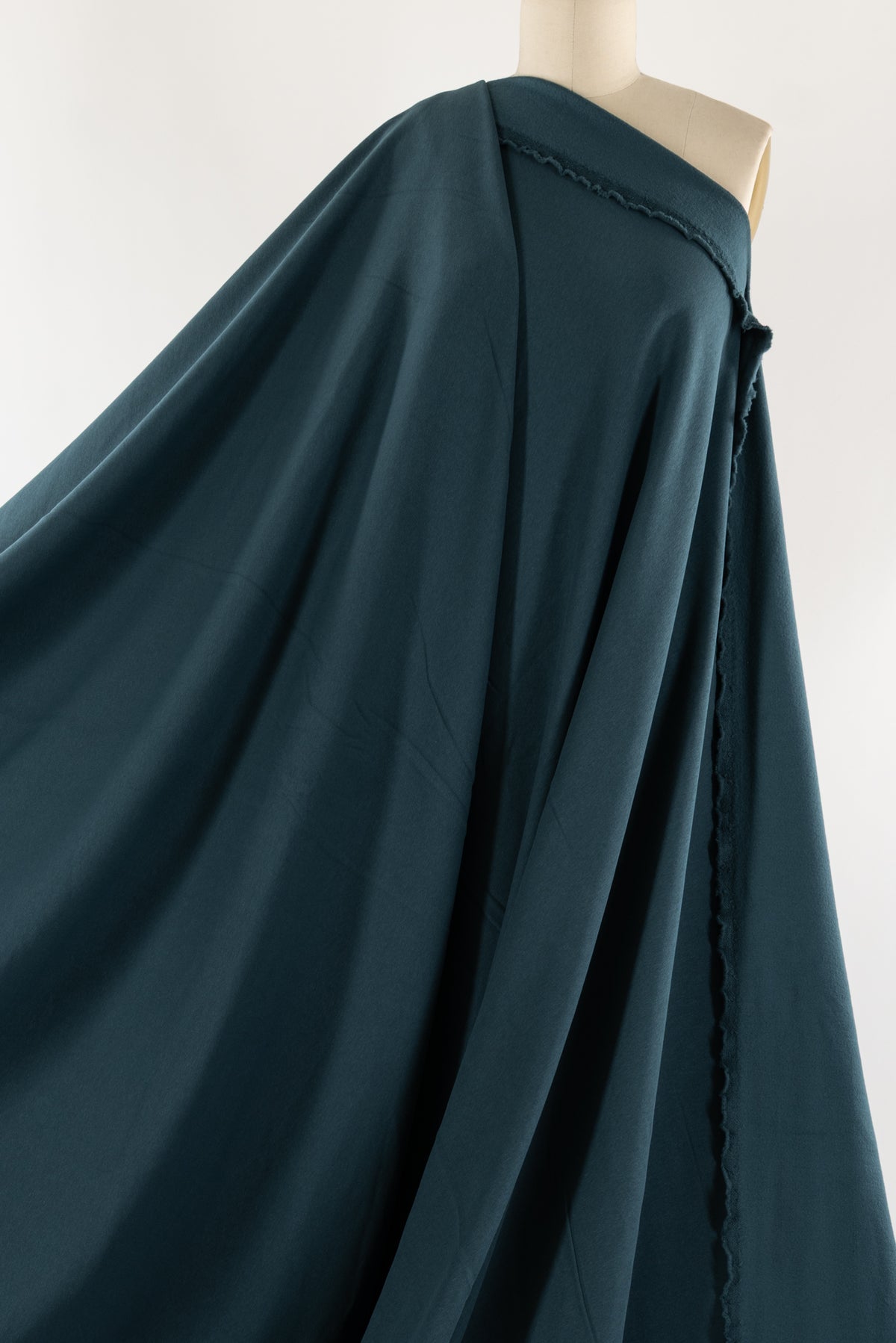 Tidal Teal Bamboo/Cotton Fleece Knit