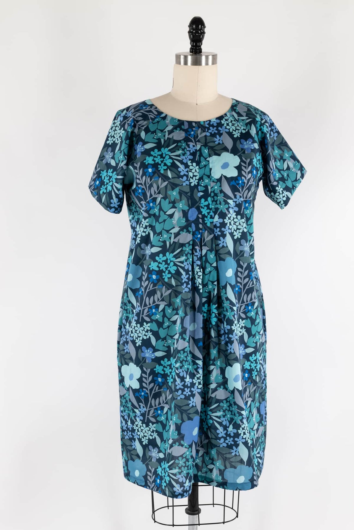 Blue Floral Liberty Cotton Dress