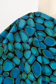 Turquoise Touchstones Fleece Knit