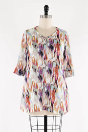 Watercolor Cotton Eyelet Tunic