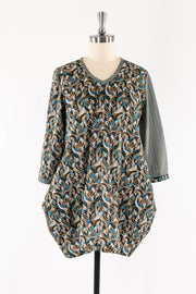 Blue/Green Liberty Cotton Tunic