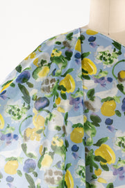 Watercolor Floral Japanese Cotton Woven