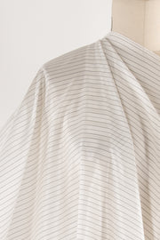White Line Stripes Cupro Rayon Lining