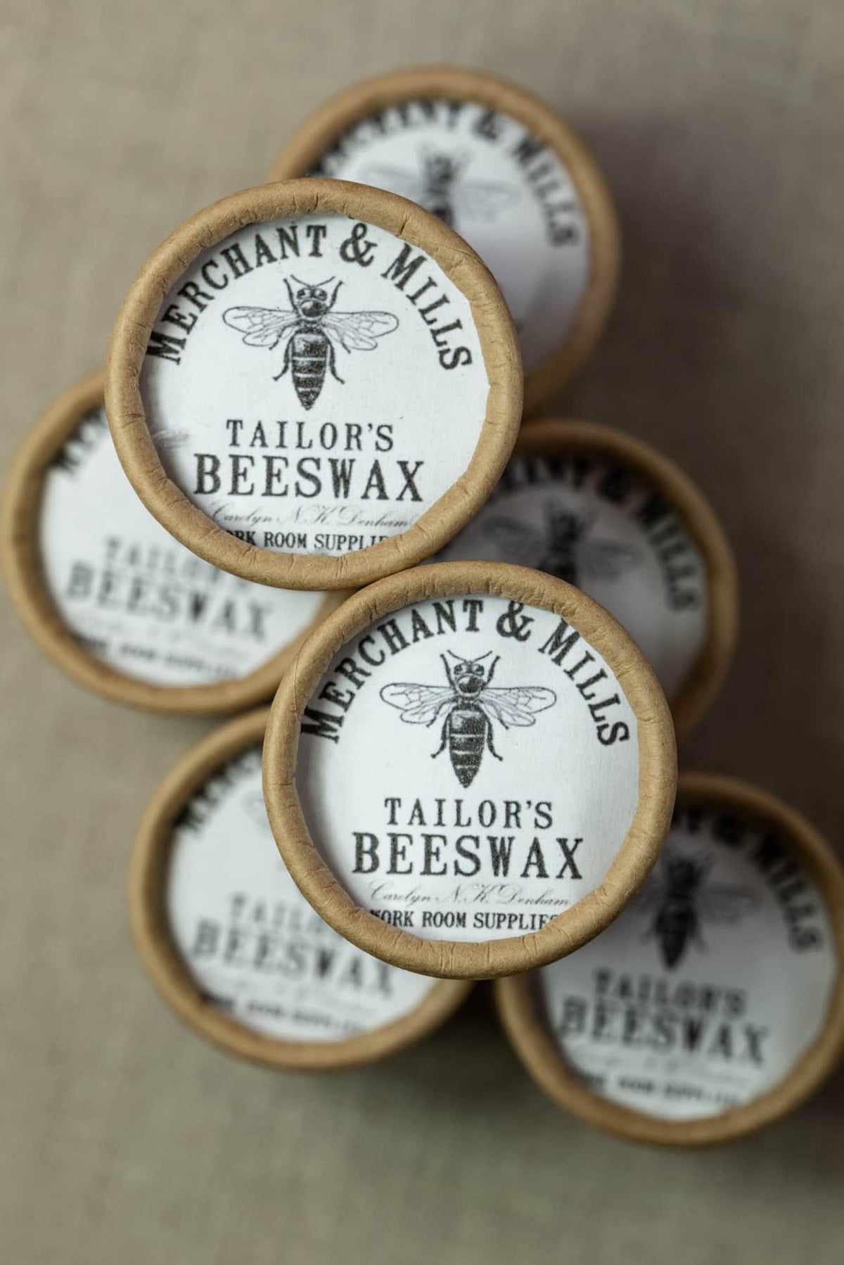 Merchant & Mills Tailor's Beeswax for sewing and fabric crafting, natural workroom supply